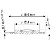 Cornat Durchflussmengenregler -50 % für Brauseschlauch (2-teilig)